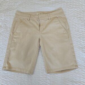 LOFT Monroe Chino Bermuda Shorts Size 2